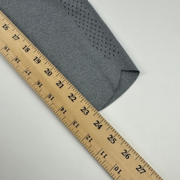 Members Mark Everyday Perforated Leggings Womens Small Gray - Picture 8 of 10